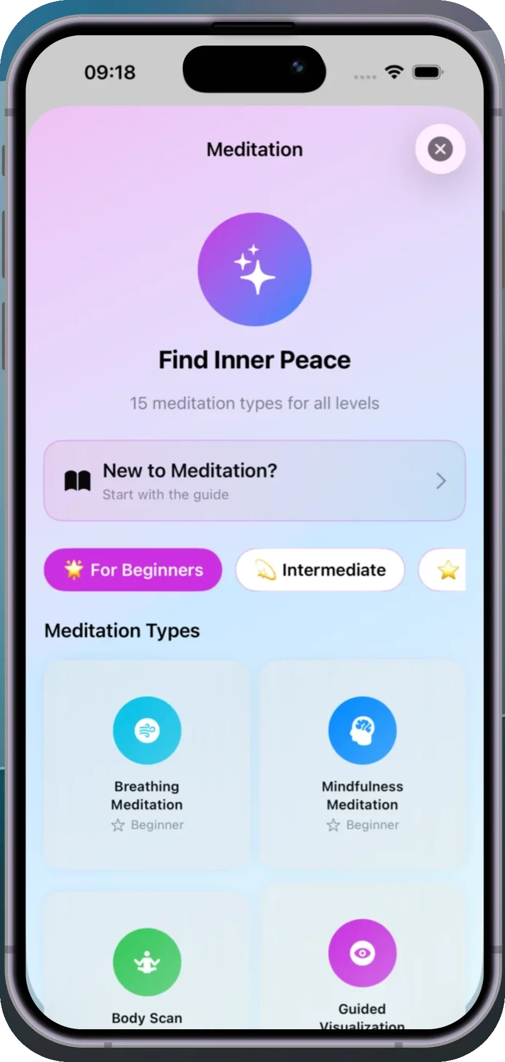 MentalSOS meditation library